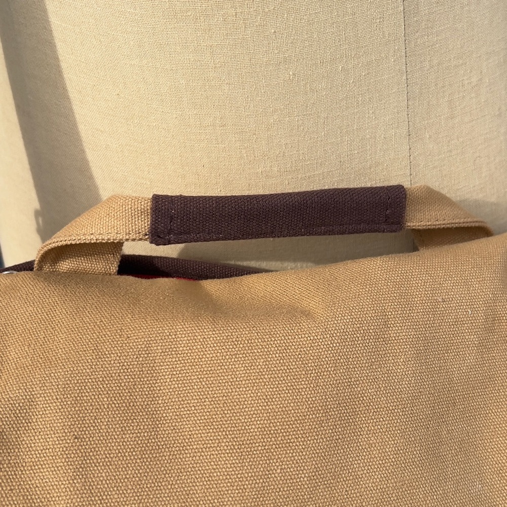 Heritage Supply Company Messenger Computer Bag Tan Good Condition - Picture 3 of 14